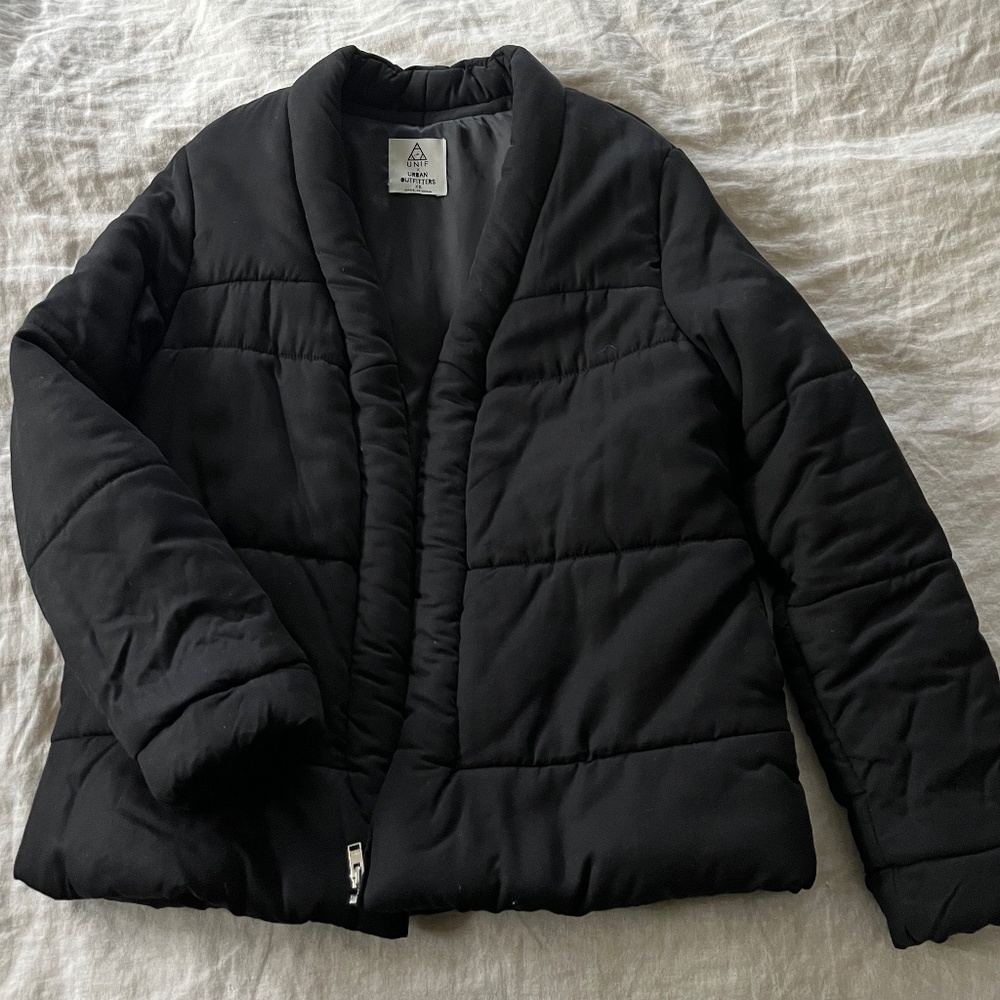 Unif x Urban Outfitters quilted jacket black x small